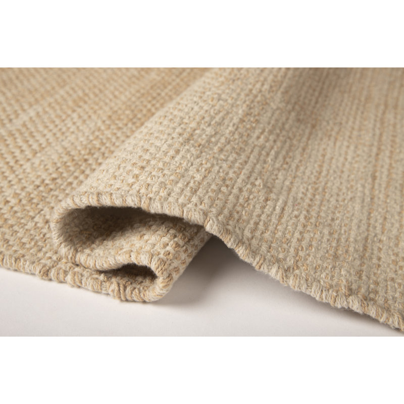 Rosecliff Heights Perla Handmade Flatweave Cotton Beige Rug Wayfair